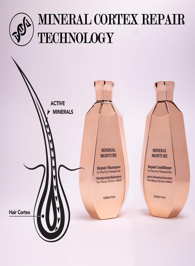 سافيرا مجموعة شامبو وبلسم لإصلاح البشرة بالترطيب المعدني (250 مل 8.5 أونصة) - Image 5